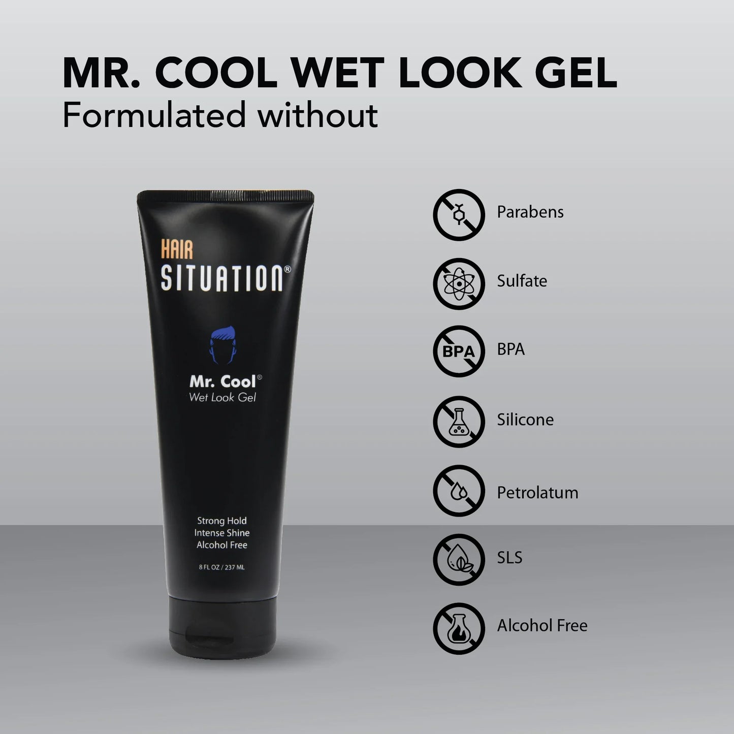 Hair gel tube