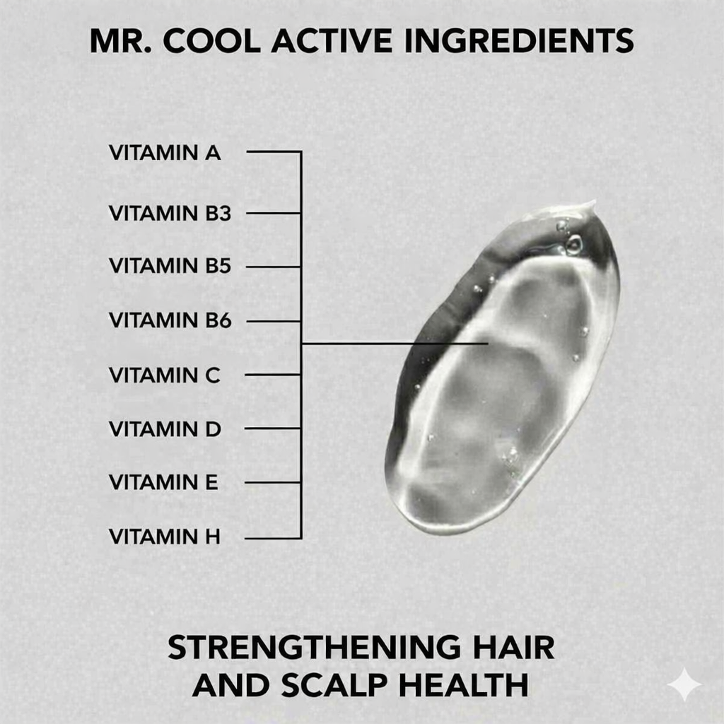 Hair Situation Mr. Cool wet look gel strong hold anti-humidity formula close up