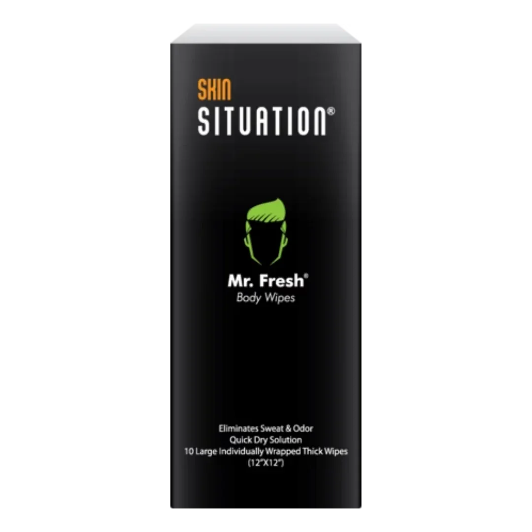 Mr. Fresh body wipes for men