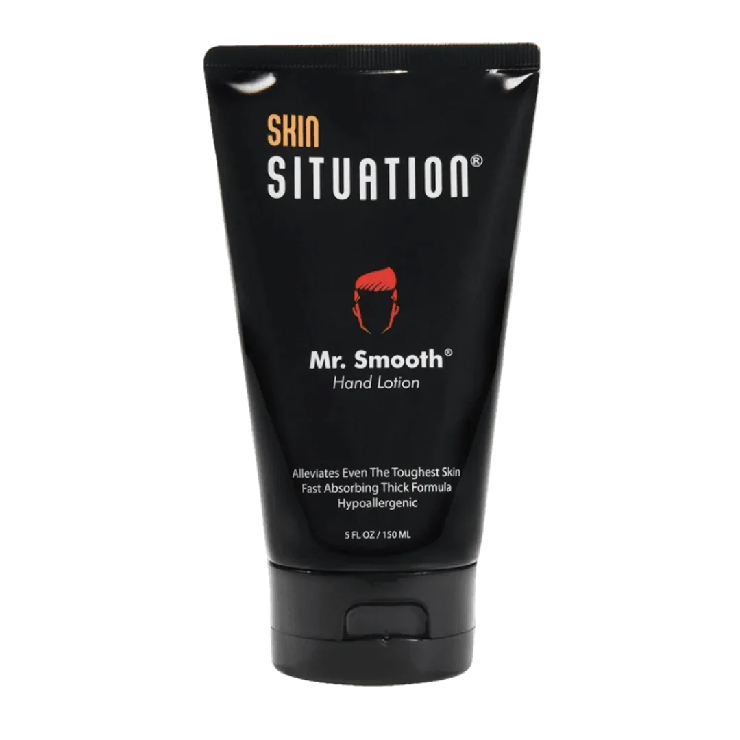Mr. Smooth hand lotion tube for men