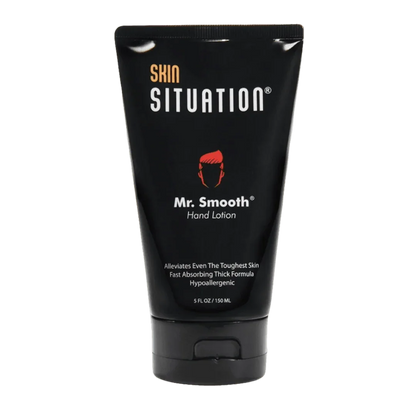 Mr. Smooth hand lotion tube for men