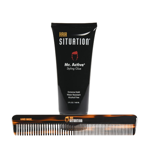 Mr. Active Styling Glue and Large Size Comb