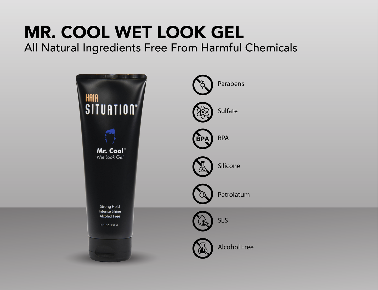 Mr. Vibrant Shampoo, Mr. Cool & Toiletry Bag