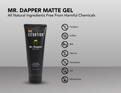Mr. Dapper Matte Gel & Full Size Comb