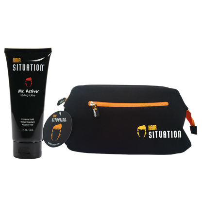 Mr. Active Styling Glue & Toiletry Bag
