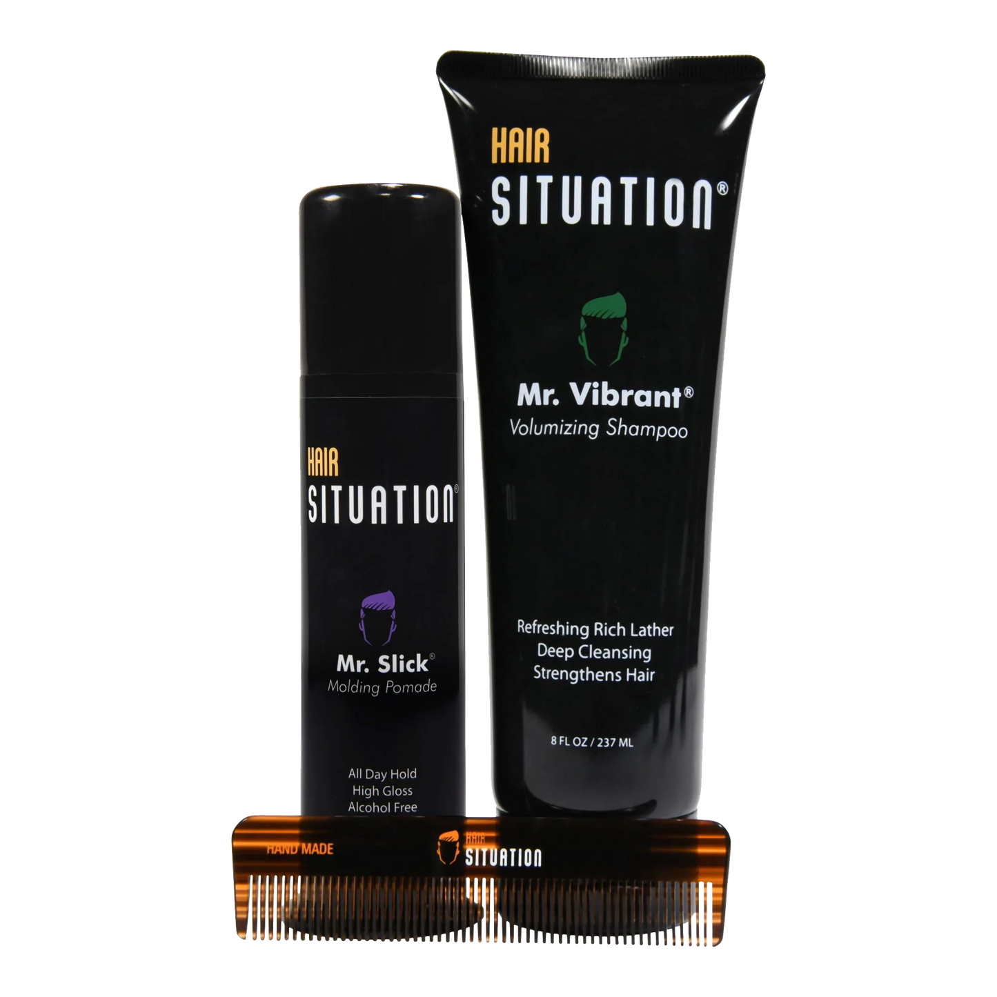 mr. slick molding pomade, mr. vibrant shampoo
