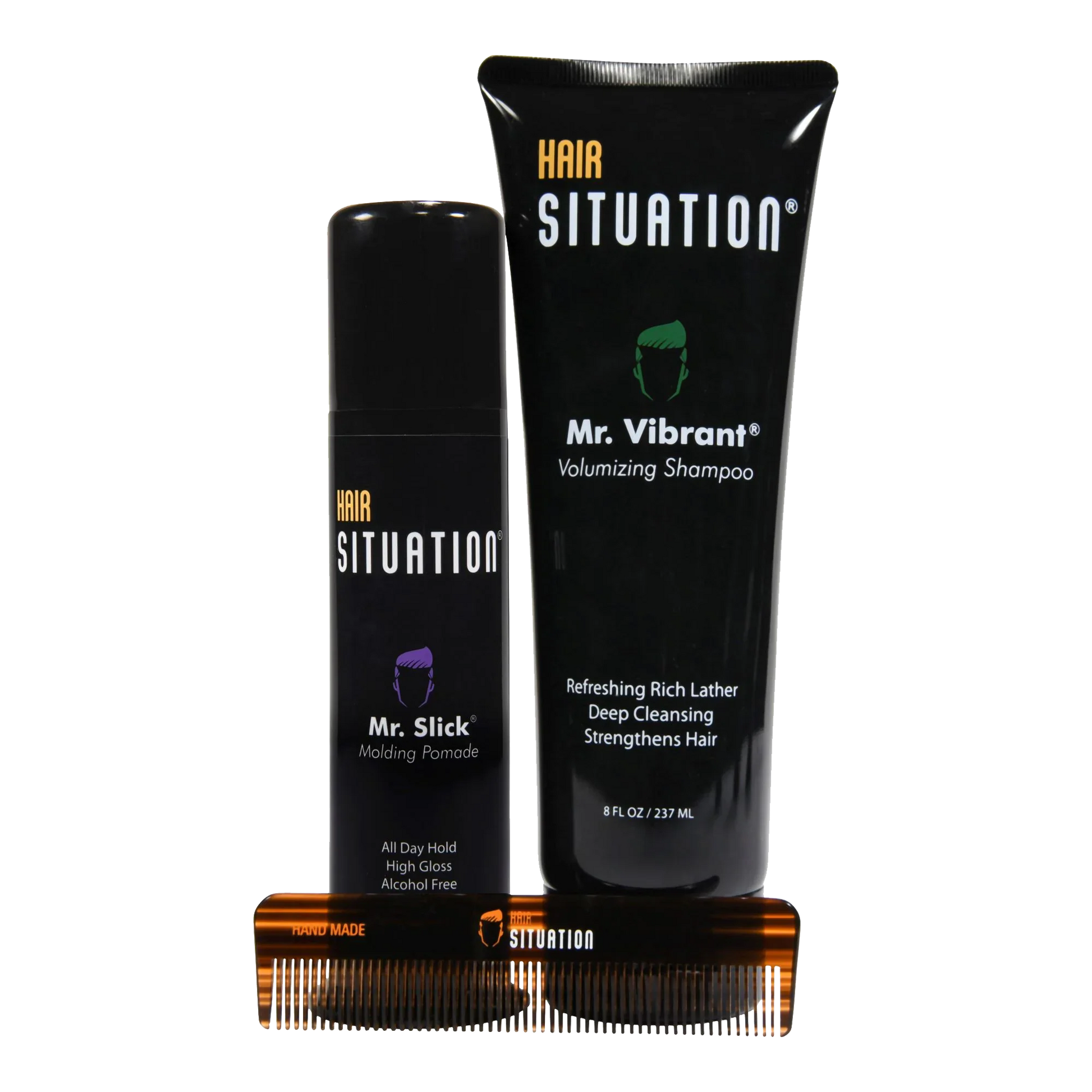 mr. slick molding pomade, mr. vibrant shampoo
