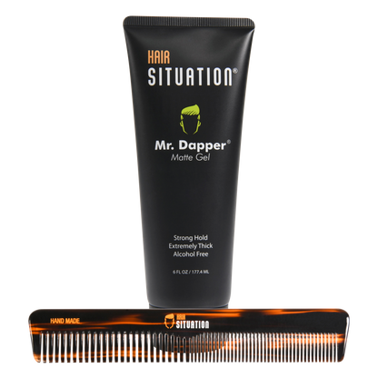 Mr. Dapper Matte Gel & Full Size Comb