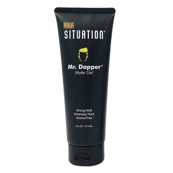 Black tube of Mr. Dapper Matte Gel for men