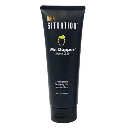 Black tube of Mr. Dapper Matte Gel for men