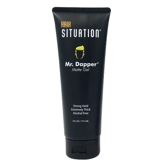 Black tube of Mr. Dapper Matte Gel for men