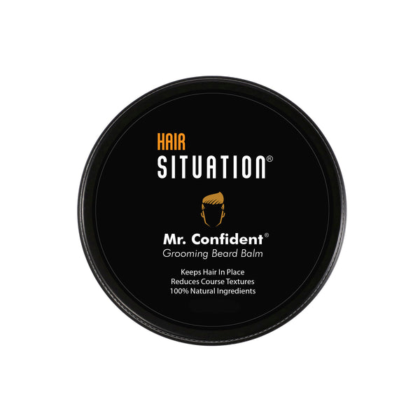 Hair Situation Mr. Confident Beard Balm and Hand Made Pocket Comb
