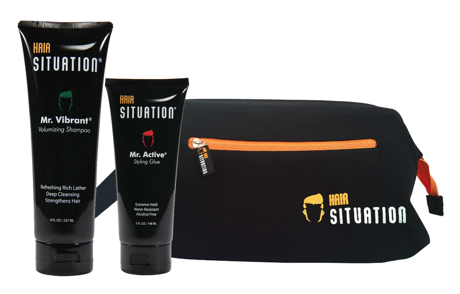 Shampoo with Glue & Travel Bag