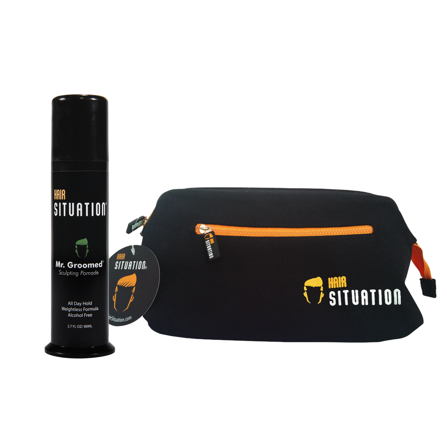 shop mr. groomed sculpting pomade and toiletry bag
