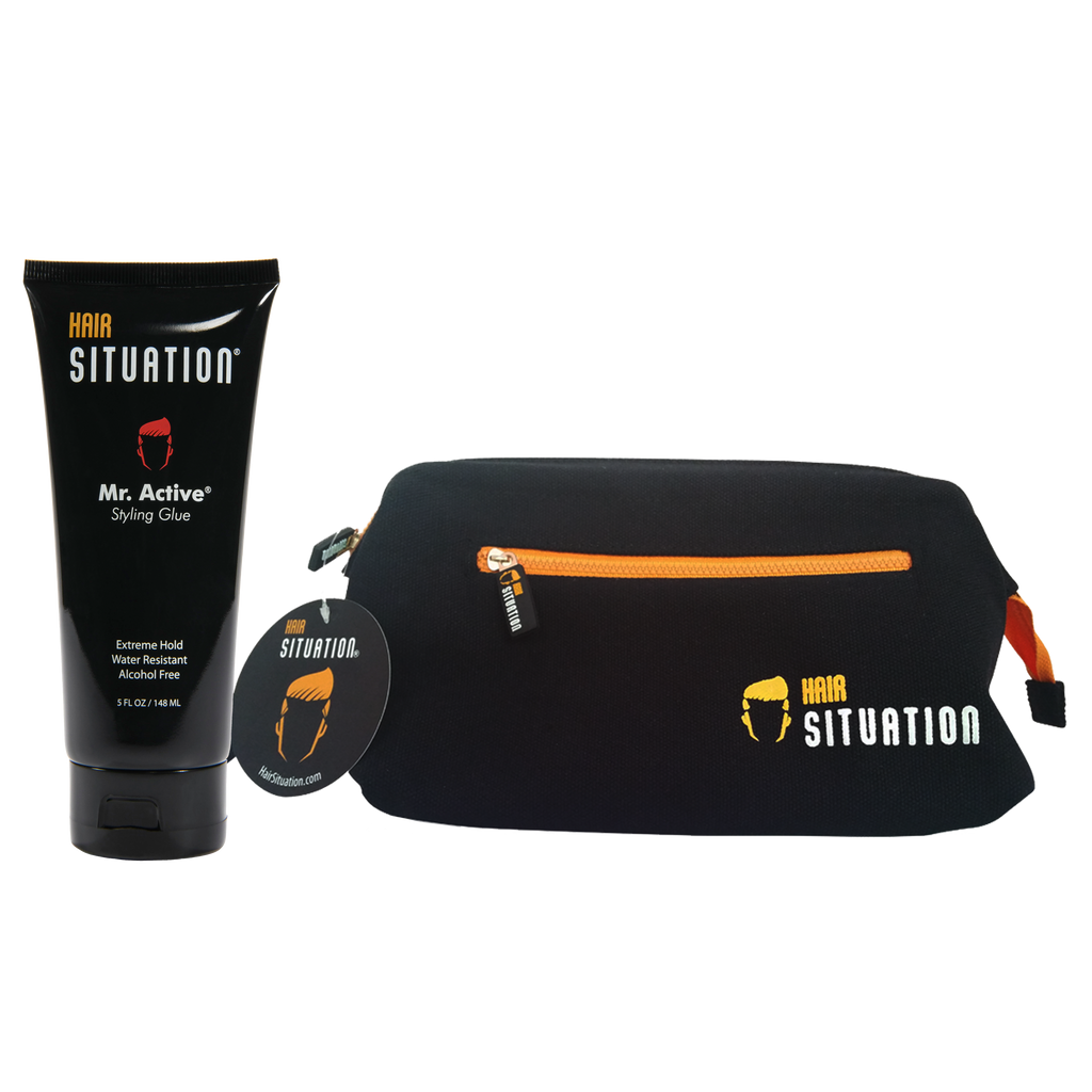 Mr. Active Styling Glue & Toiletry Bag
