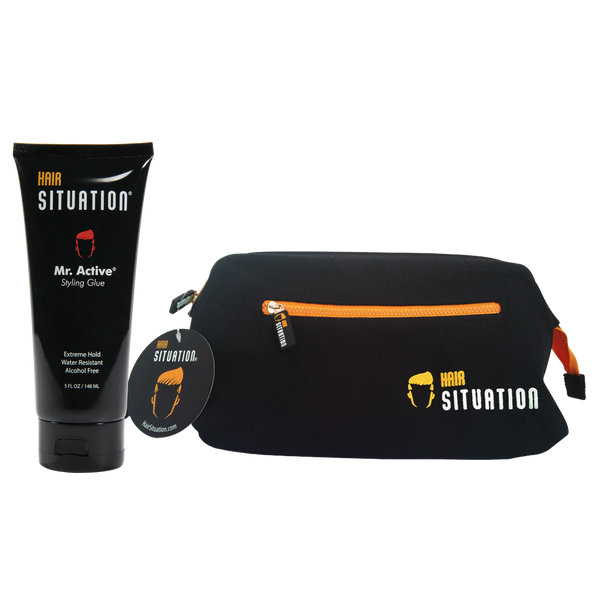 Mr. Active Styling Glue & Toiletry Bag