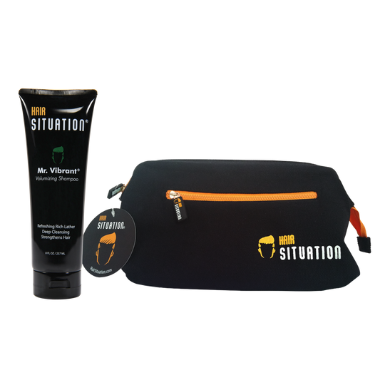 Mr. Vibrant Volumizing Shampoo & Toiletry Bag - HS