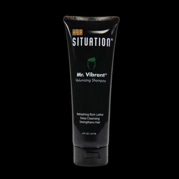 Mr. Vibrant Volumizing Shampoo, Pocket Size Comb & Toiletry Bag