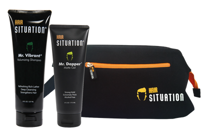 shampoo & matte gel & travel bag