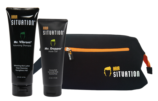 shampoo & matte gel & travel bag
