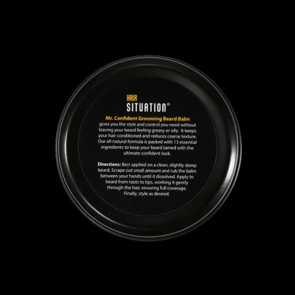 mr. confident beard balm back part